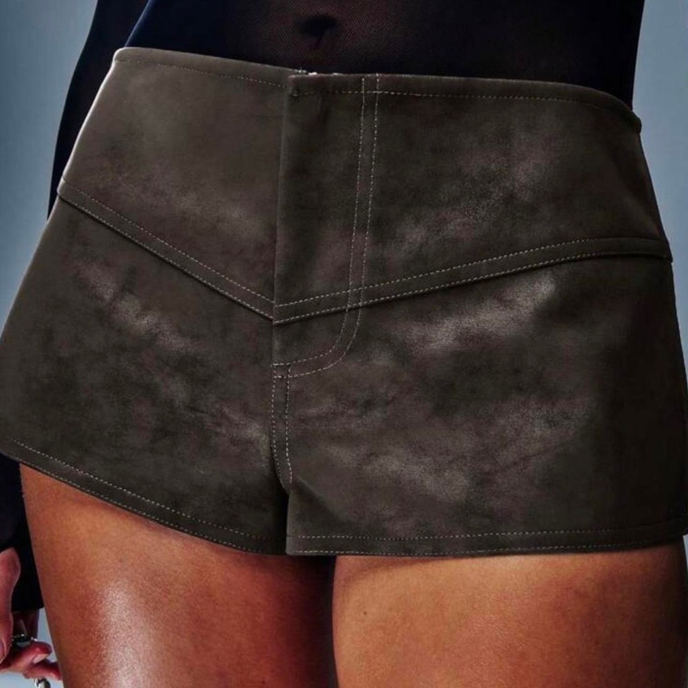 Micro Grey Brown Shorts